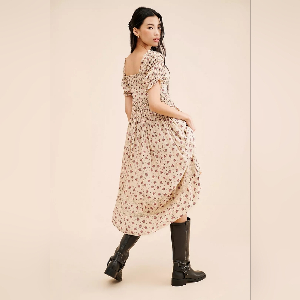 Like New Free People Bali Juniper Floral Maxi Dress - Picture 3 of 9